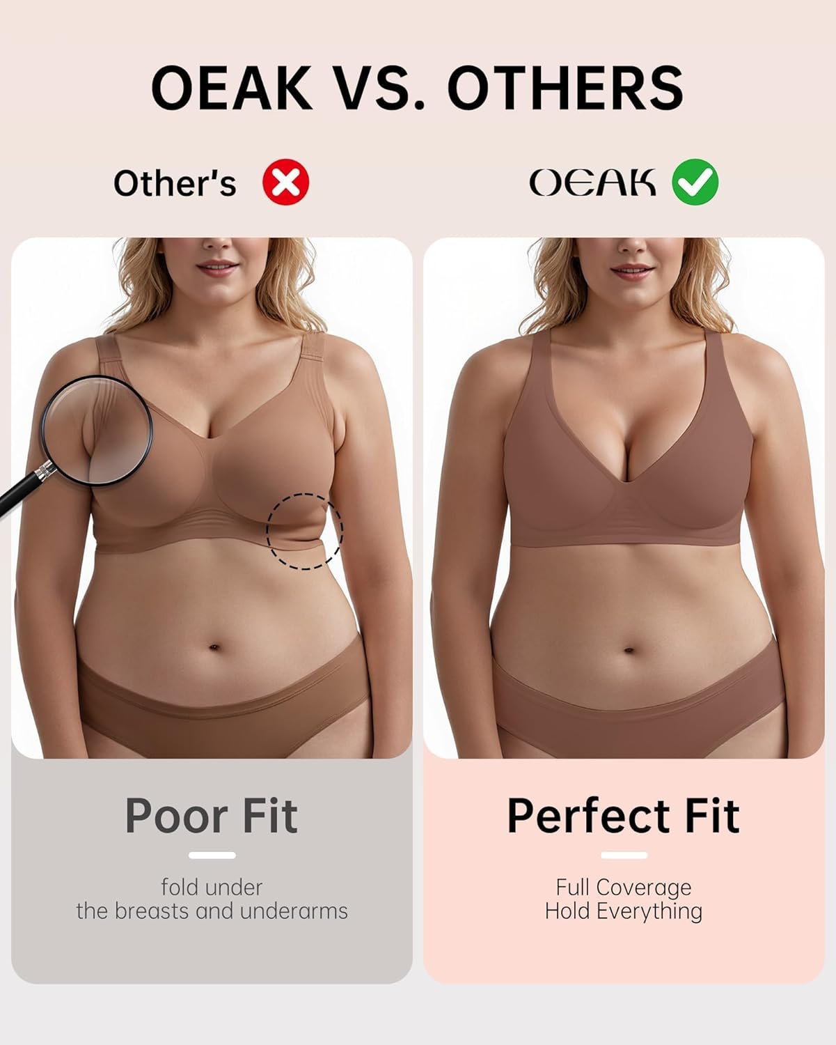 Elevate Comfort Wireless Deep V Bra™