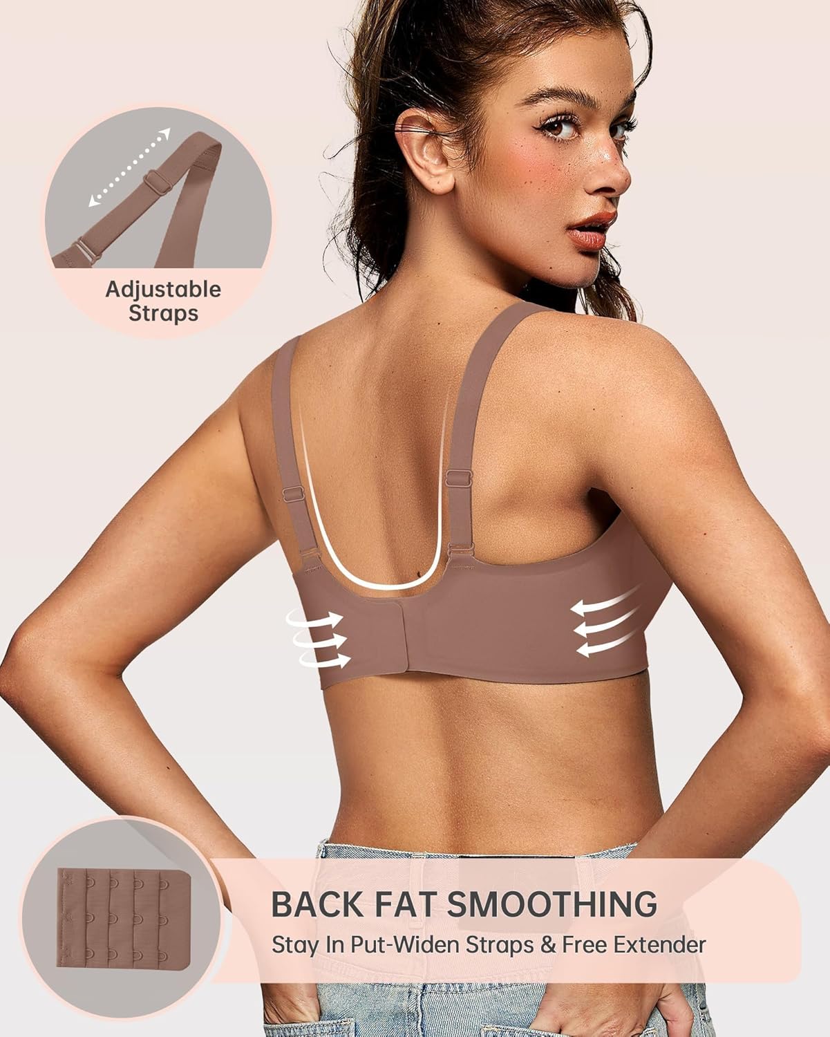 Elevate Comfort Wireless Deep V Bra™