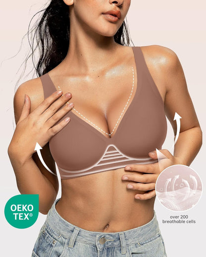 Elevate Comfort Wireless Deep V Bra™