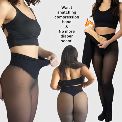 Viral One-Seam Shaping Fleece Leggings